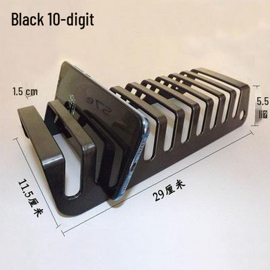 

Multi-Device Desktop Charging & Storage Rack - Iron Stand for Phones & Tablets