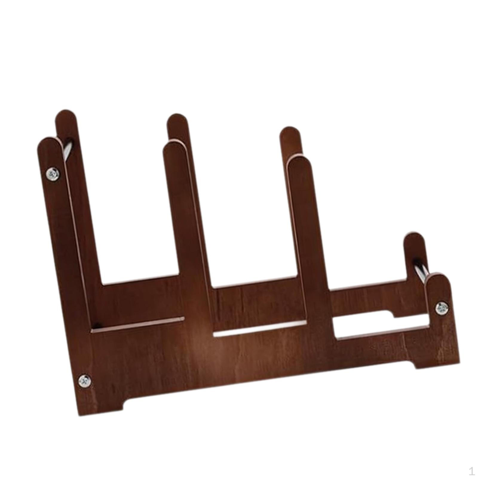 Стеллаж для хранения виниловых пластинок подставка-дисплей 3-уровневый настольный органайзер из дерева держатель для LP для комиксов 2080₽