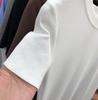 Letní tričko s krátkým rukávem Bílá trička Dámská Plus Size Slim Fit Vrchní oblečení s kulatým výstřihem Jednobarevné Měkké Pohodlné Tričko Tenké