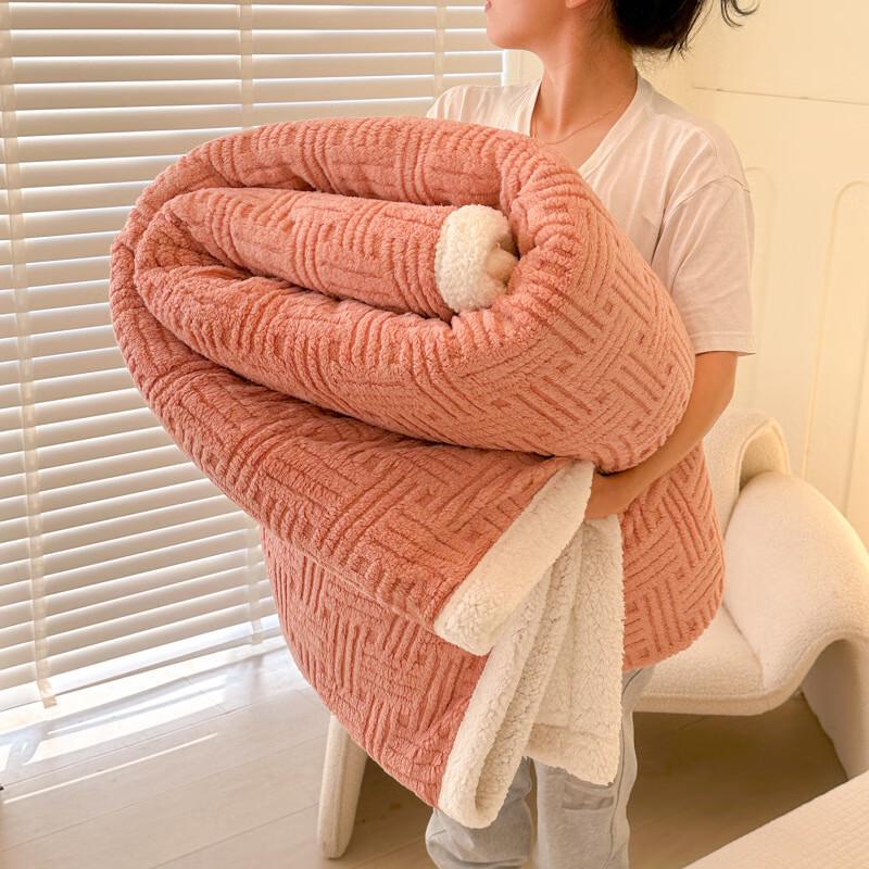 GPPNKC Double-Layer Thick Winter Sofa Blanket