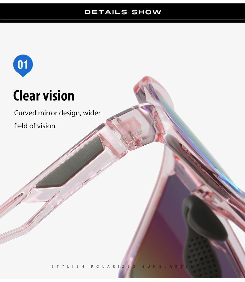 Outdoor Sports Windproof Cycling Sunglasses with Sun Protection
