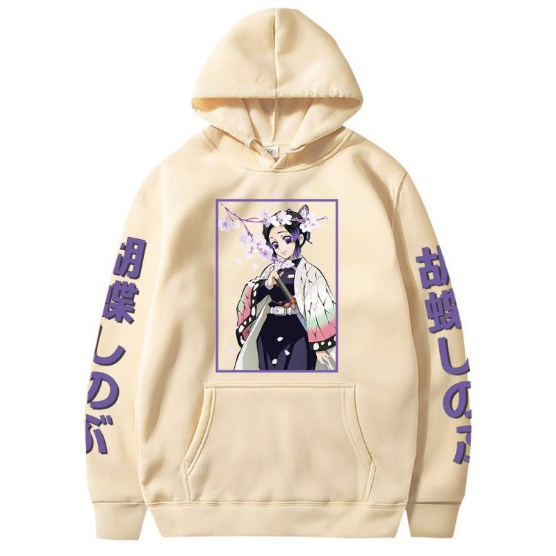 Butterfly Shinobu Fleece Large Size Couple Hoodie Hooded Sweater