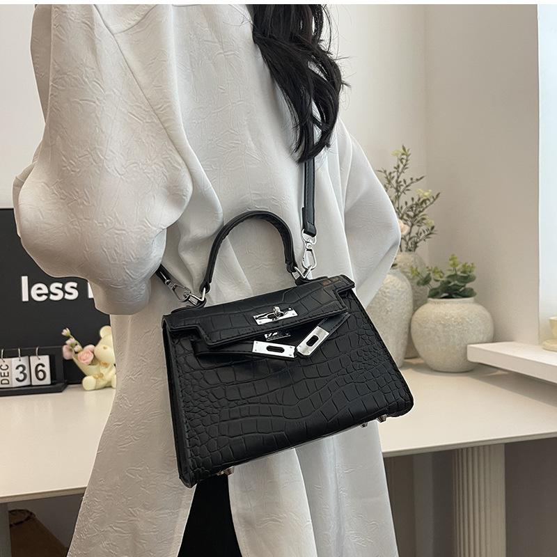 New fashion classic stone pattern small Kaibaoli portable shoulder oblique span trendy women's bag