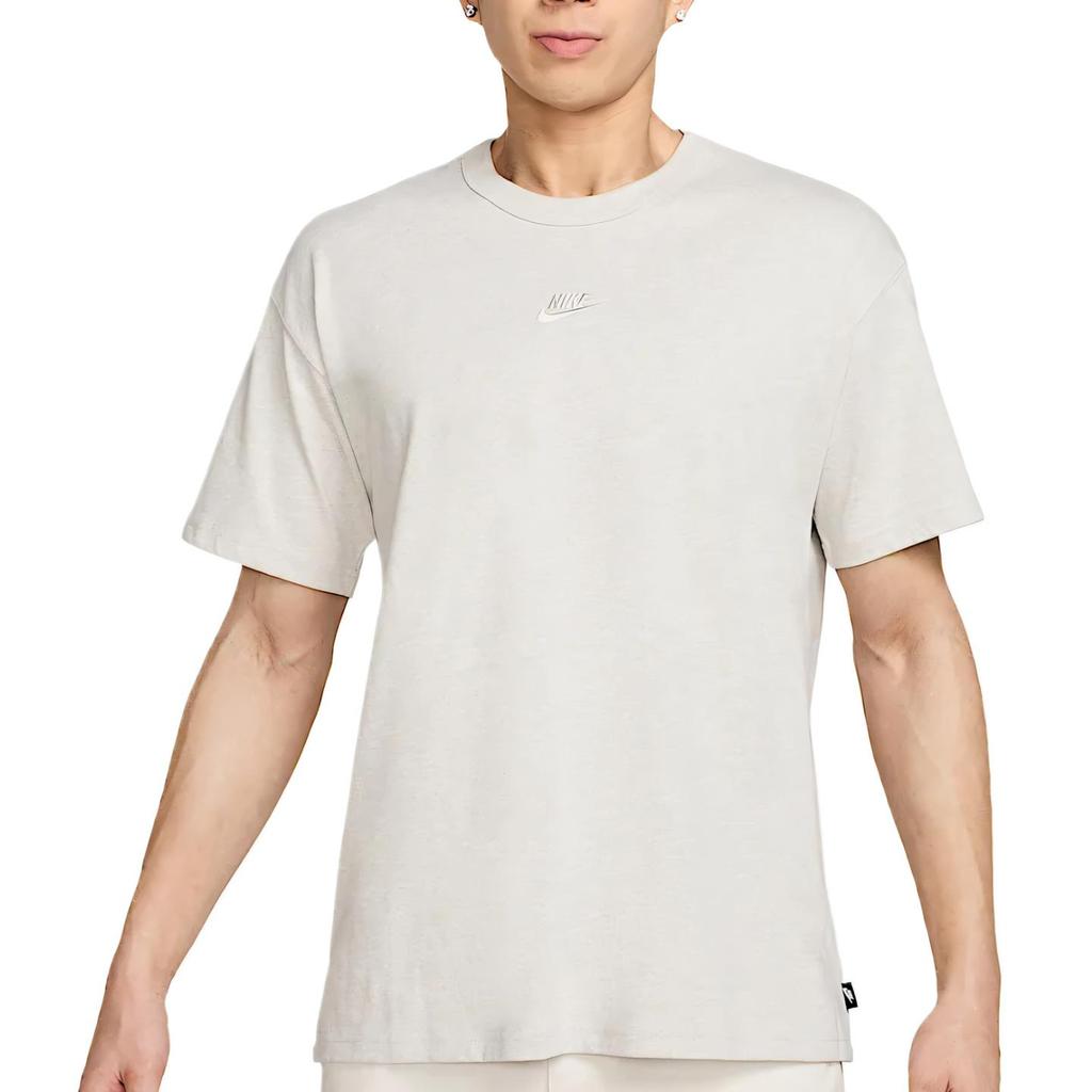 Nike Sportswear Essentials Premium Comfortable Breathable Fashion Sports Casual Short Sleeve T-Shirt Men T-Shirts Light-Bone DO7393074