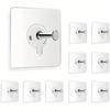 10PCS Non-punching Non-marking Adhesive Hook Hook Decorative Painting Po Frame Sticker Hook