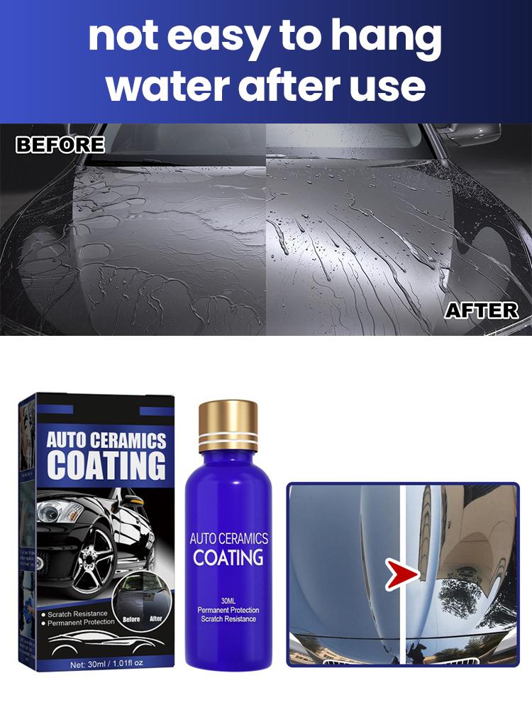 Auto Non Flammable 9H Ceramic 30ml 10H Anti-Scratch Auto Ceramic Glass Coat Liquid Hydrophobic Paint Care Polish Super Detailing