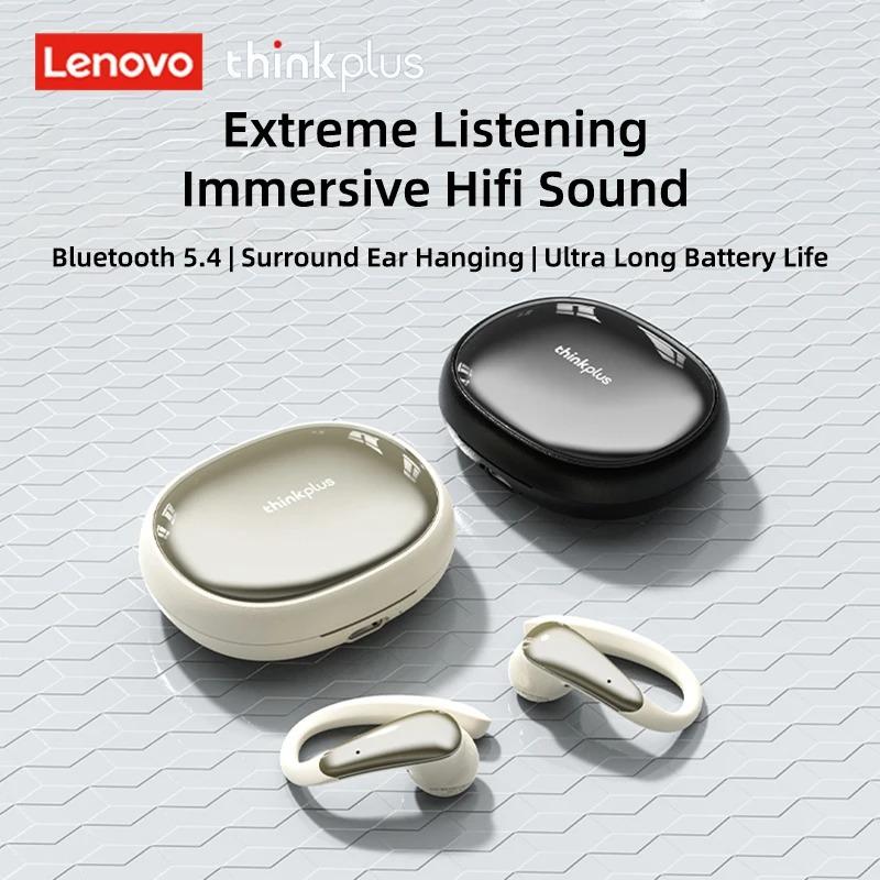 Lenovo LK40 OWS Headphones Ear Hook Wireless Bluetooth 5.4 HiFi Sound Earphone Gaming Sports Waterproof Music Noise Cancelling Headset HD Call