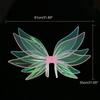 Foldable Fairy for Butterfly Wings Angel Wings for Kids Party Fancy Dress Costume Photography Props for Halloween Cospla