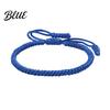 Layered Bracelet Set 1/2/5/8/10Pcs Blue Woven Bracelets Adjustable Size Handmade