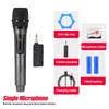 Rechargeable Wireless Microphone with Battery Display for Home KTV and Stage Live Streaming, Model One-to-Two Handheld.