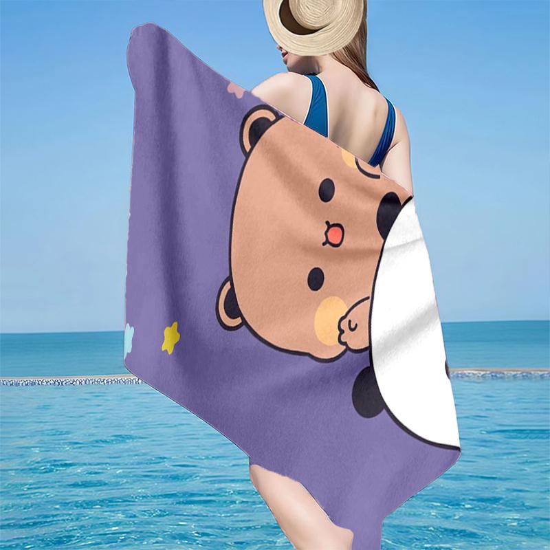 Bobo Dudu Dreams Moon Night Beach Towel, Super Soft Microfiber, Gift for Her/Him, Birthday, for Pool, Beach, Travel, Home Decor Fan gifts