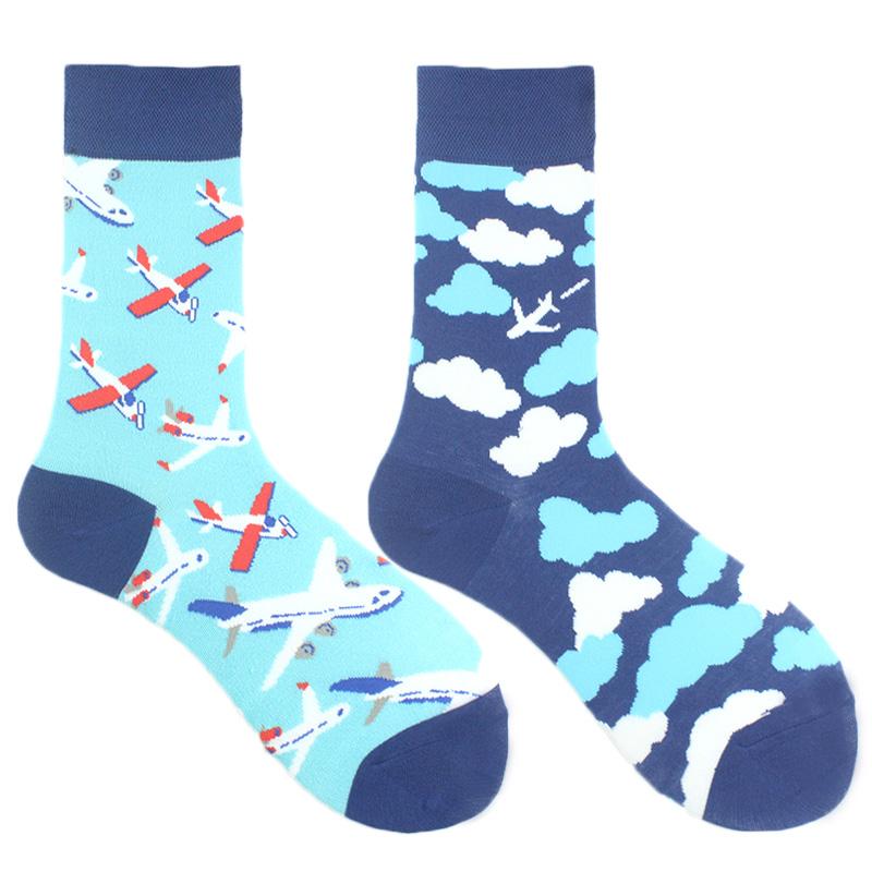AB Professional Design Funny Socks Men Happy Animal Music Beer Skarpetki Sokken Hip Hop Big Size Meias Skateboard Divertidos