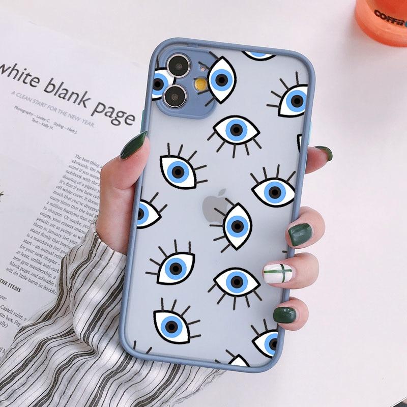 Fashion Evil eye Phone Case for iPhone 11 12 13 pro XS MAX 8 7 6 6S Plus X 5S SE 2020 XR mini