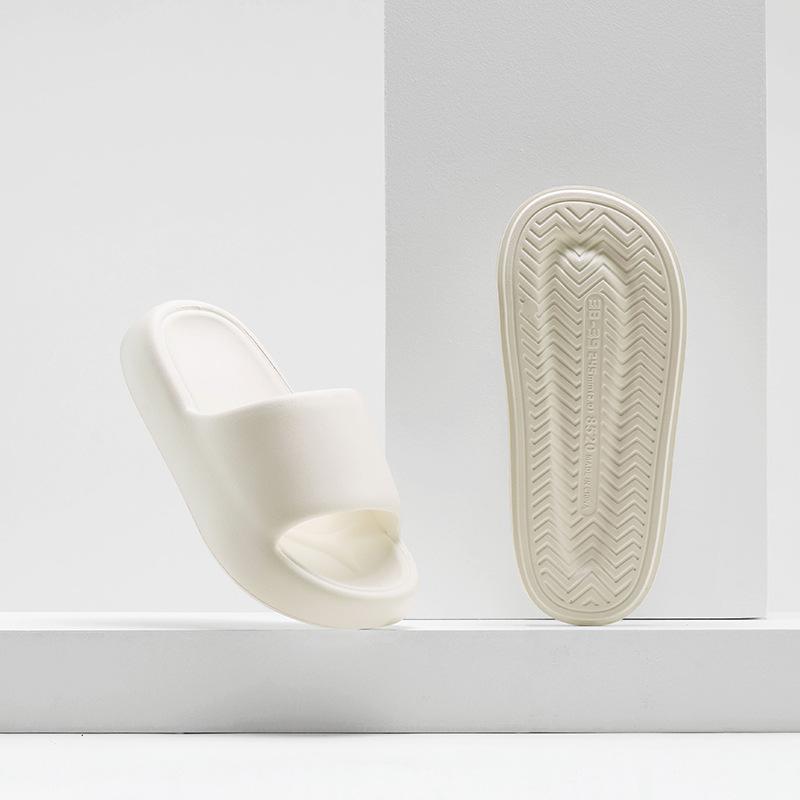 

Новые Q эластичные тапочки с мягкой подошвой летние новые домашние тапочки домашние тапочки для ванной комнаты мужские и женские толстые тапочки 40-41 (suitable for 39-40 feet)