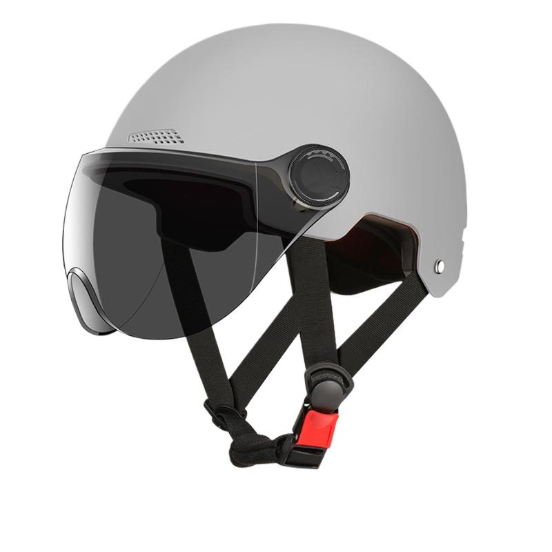Helmet Electric Vehicle Women and Men Motorcycle Battery Car Half Helmet Summer Sun Protection Full Helmet Wholesale Riding Breathable and Lightweight