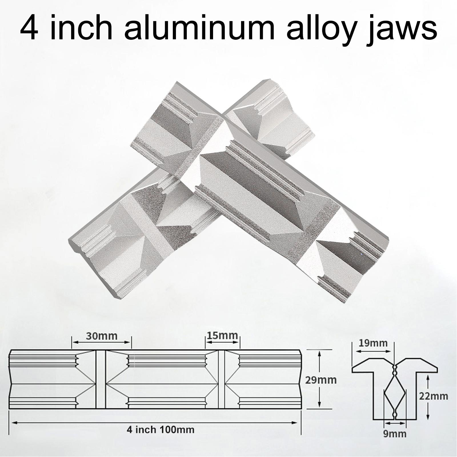 

CNC Milling Steel Vise Hard Jaw Equipped with Advanced Features Including 4 Strong Magnets and a Convenient Drawer Type Design 4 inch