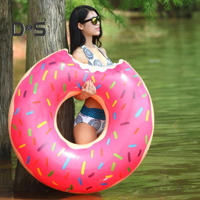 Leakproof Swim Ring Inflatable Practical Summer Water Play Swimming Ring