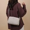 Water-Repellent Multi-Compartment Bag Lightweight Small Square Bag Commuter Women's Shoulder Bag Solid Color Crossbody Bag