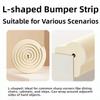 10pcs Soft NBR Furniture Edge Bumpers Impact-Resistant Safety Table Protectors  For Toddlers