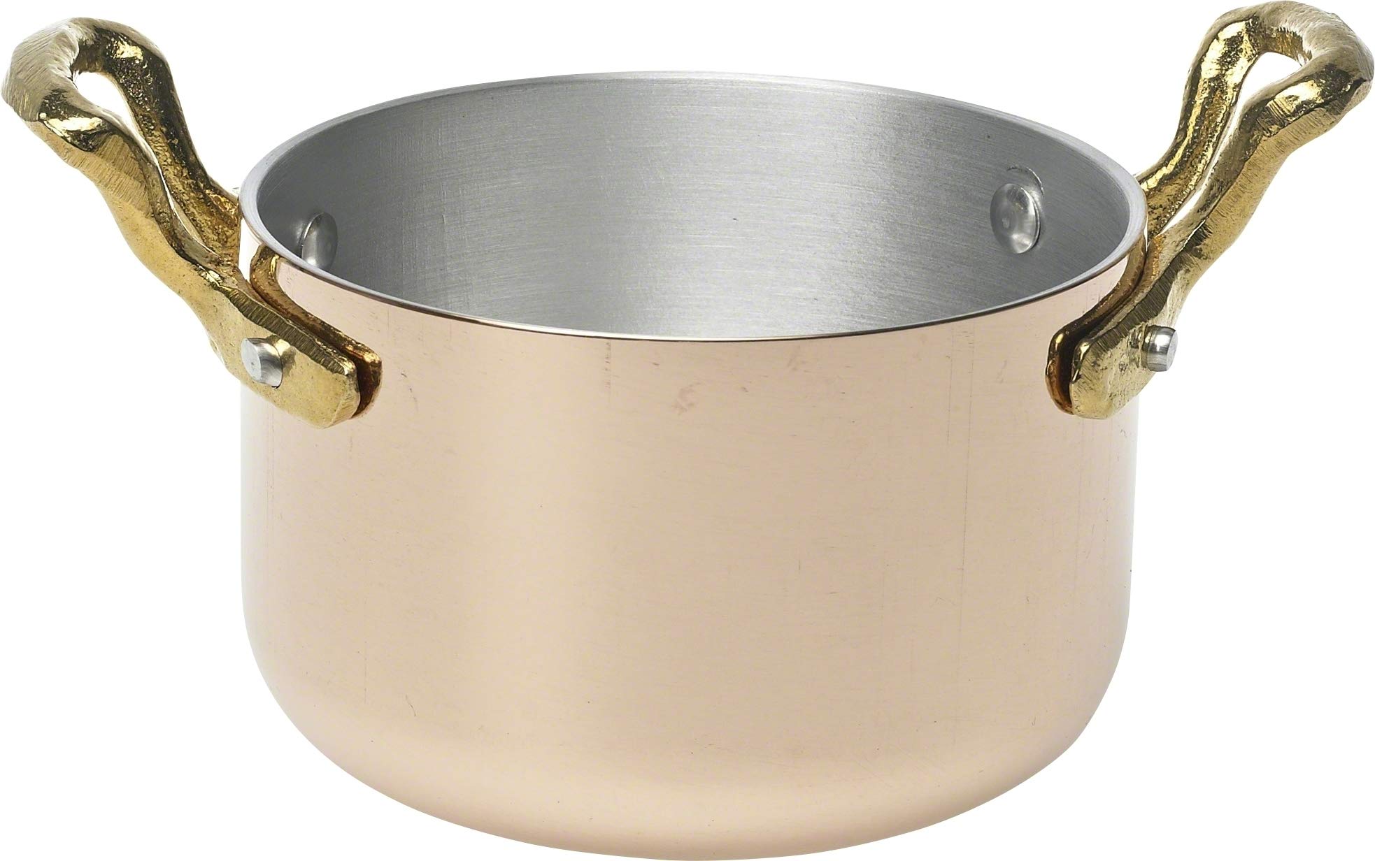 

Ballarini Tarvola Casserole 11cm 500ml Copper Made in Two Handed Pot for Gas Fire Only Aluminum Copper Japanese Selvin Italy [Authorized Product]