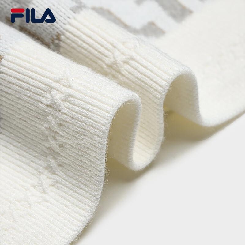 FILA Women's All-Over Print Long Sleeve Knit Sweater