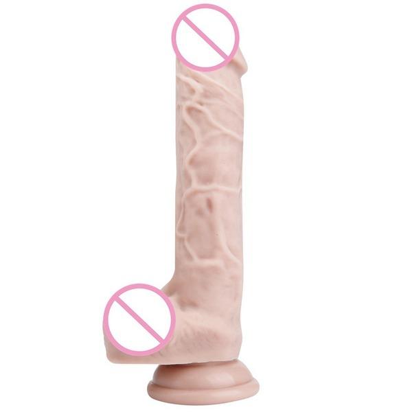 Flüssigsilikon Simulation Penis Vibrator Masturbator Erwachsenen Sexspielzeug Dildo
