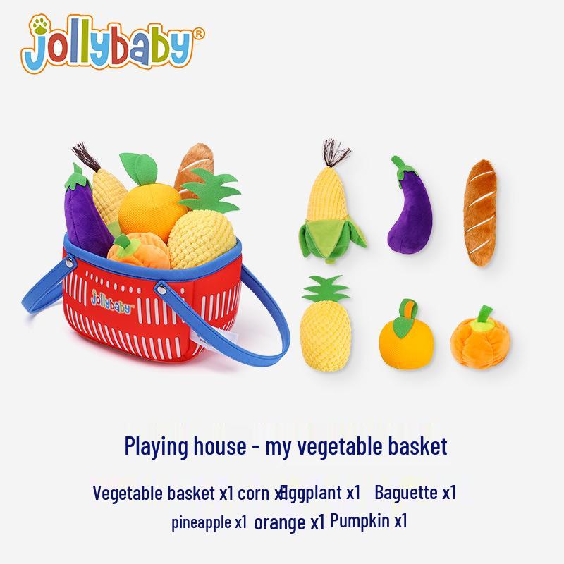 Плюшевая тянущаяся редиска Jollybab - Обучающая игрушка для малышей 1-3 лет - Творческое раннее развитие для младенцев