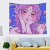 Cute and Energetic Beauty Hanging Cloth Home Wall Decoration Tapestry Office Living Room Tapestry