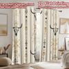 2D Flat Photography Backdrop Scene Tapestry Bull Skulls and Geometric Shapes 100% Polyester Party Decorations Use for Indoor