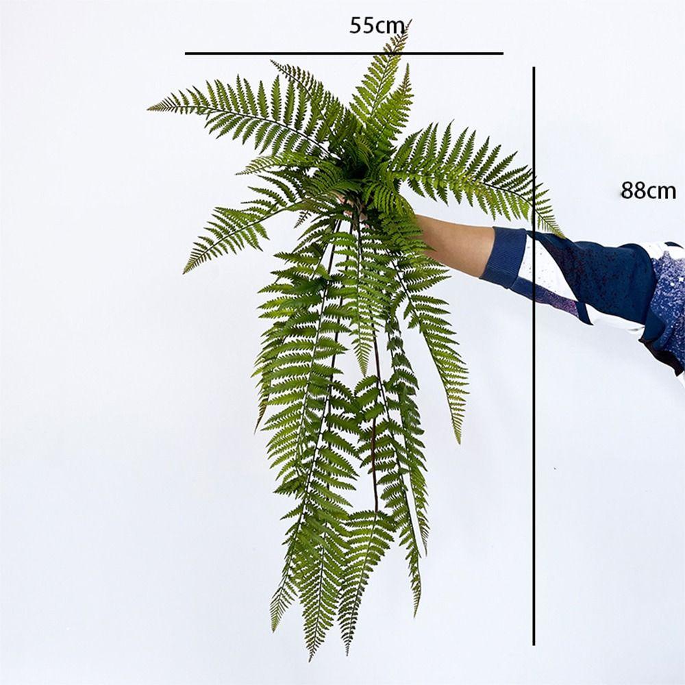 Tropical Plants Artificial Persian Leaf Artificial Boston Fern Plants Balcony Decoration