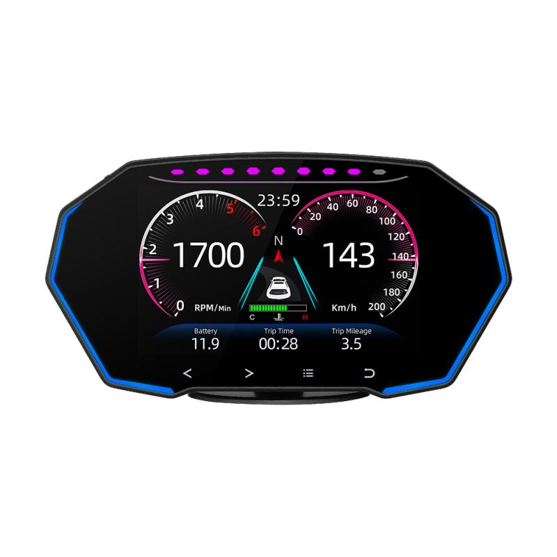 

5 шт. F11 автомобильный проекционный дисплей, сенсорный экран, кнопки Obd2 + GPS, двойной режим для всех моделей