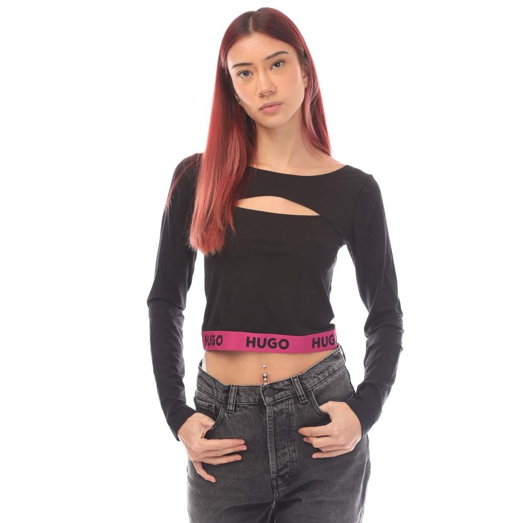 Hugo Womens/Ladies Kat Scoop Lounge Top