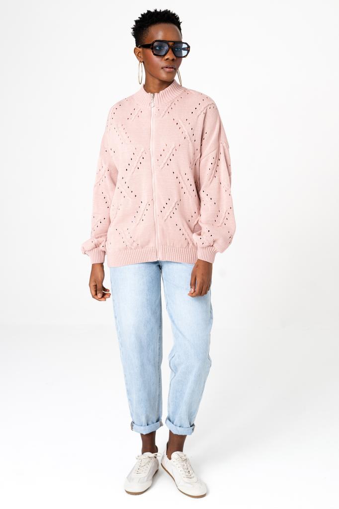 Blash Powder Pink Women's Cardigan 36/38