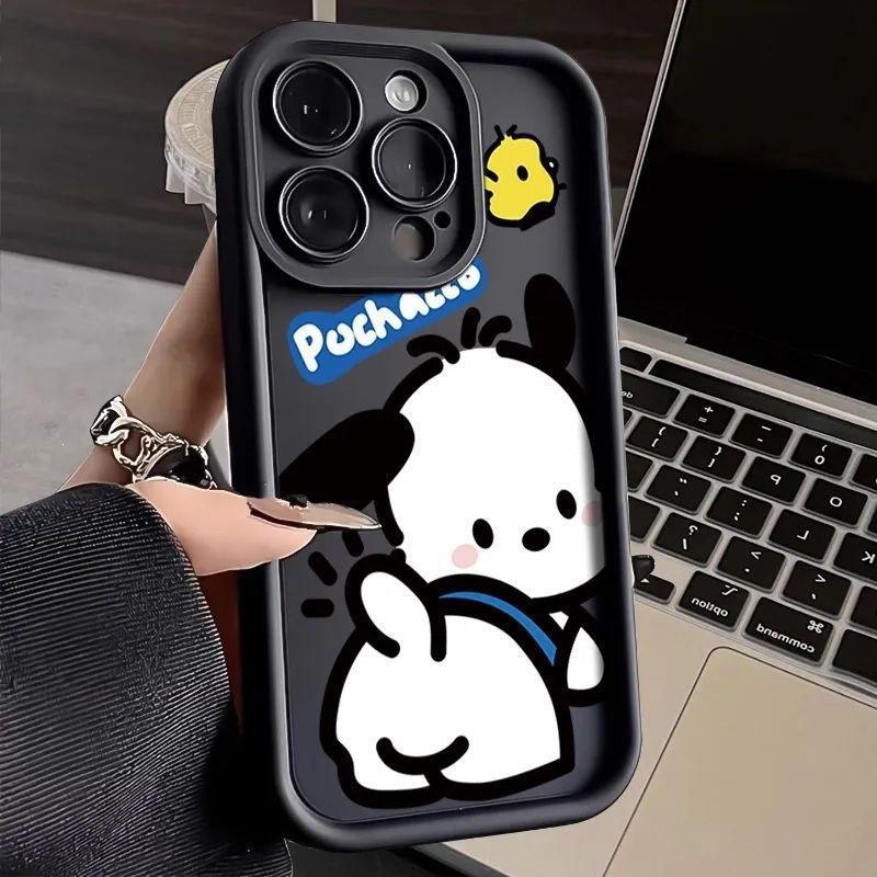 Cute Pacha Dog Is Suitable for Apple 15 Mobile Phone Case iPhone14 New 13 Cartoon 12 All-inclusive 11 Anti-drop Xr