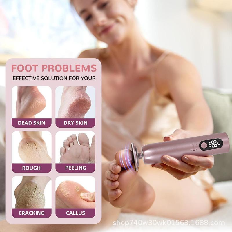 Home Use Electric Foot Grinder 9 Speed Adjustable USB Rechargeable Callus Remover Dead Skin Pedicure Tool Heel Care Device