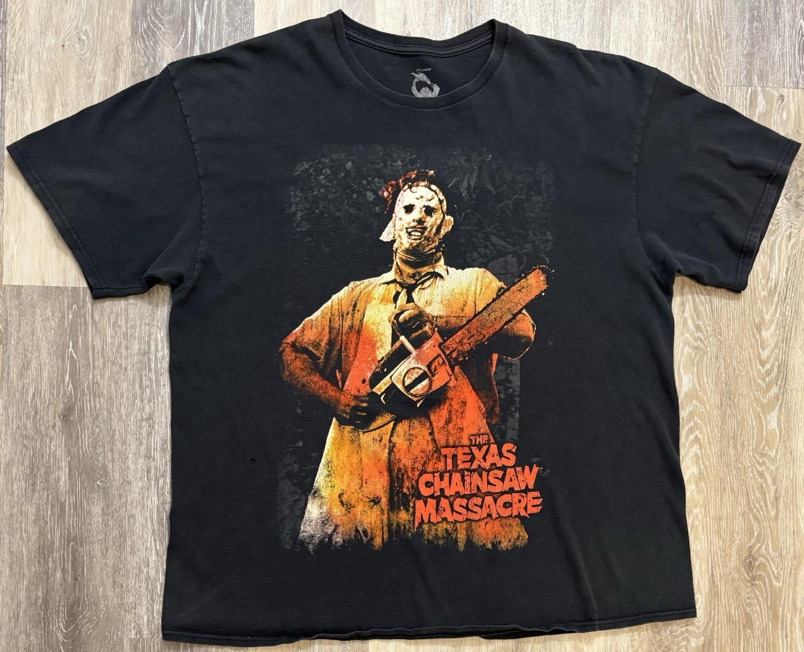 The Texas Chainsaw Massacre Leatherface T-Shirt Size 2XL Official Merch Horror Unisex T-Shirt M