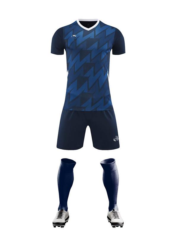 Short Sleeve Football Suit Men's and Women's Adults Children's Breathable Quick-Drying Training Sports Suit Football Suit