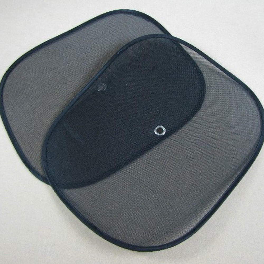 Paquete De 2 Negro Niños Bebé Niños Coche Ventana Ciega sombrillas de protección UV