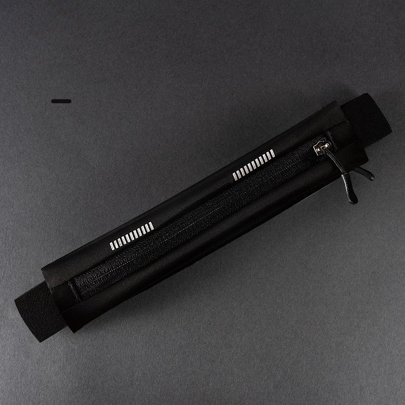 

Спортивная поясная сумка унисекс для бега и марафонов – Невидимый пояс для фитнес-телефона чёрный