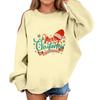 Children's Fashionable Casual Long-sleeved Loose Christmas Print Pullover Sweatshirt