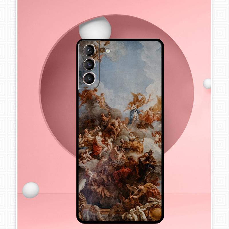 Renaissance Art Paint Case For Samsung Galaxy S25 Ultra S20 S21 S22 S23 S24 Plus S9 S10 S24 FE S25 FE Cover Funda