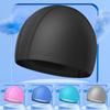Unisex Swim Cap Long Short Hair Solid Color Swim Cap