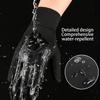 1 pair Heated Gloves for Men Electric Rechargeable USB Heated Gloves Hand Warmer Thickened Mitts for Snowboarding Camping
