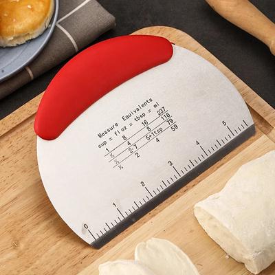 Skrobak do ciasta Chleb Pizza Nóż do ciasta Skrobak do ciasta ze stali nierdzewnej Nóż do ciasta Siekacz do pieczenia Gadżety kuchenne