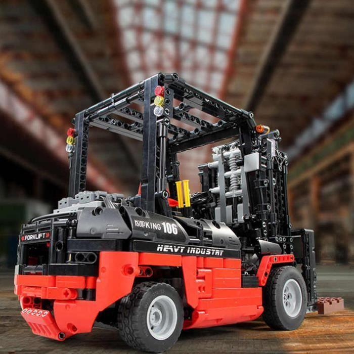 Moule Roi 13106 Technic APP RC Model The Forklift 1719 PCS Building Blocks Bricks for Children