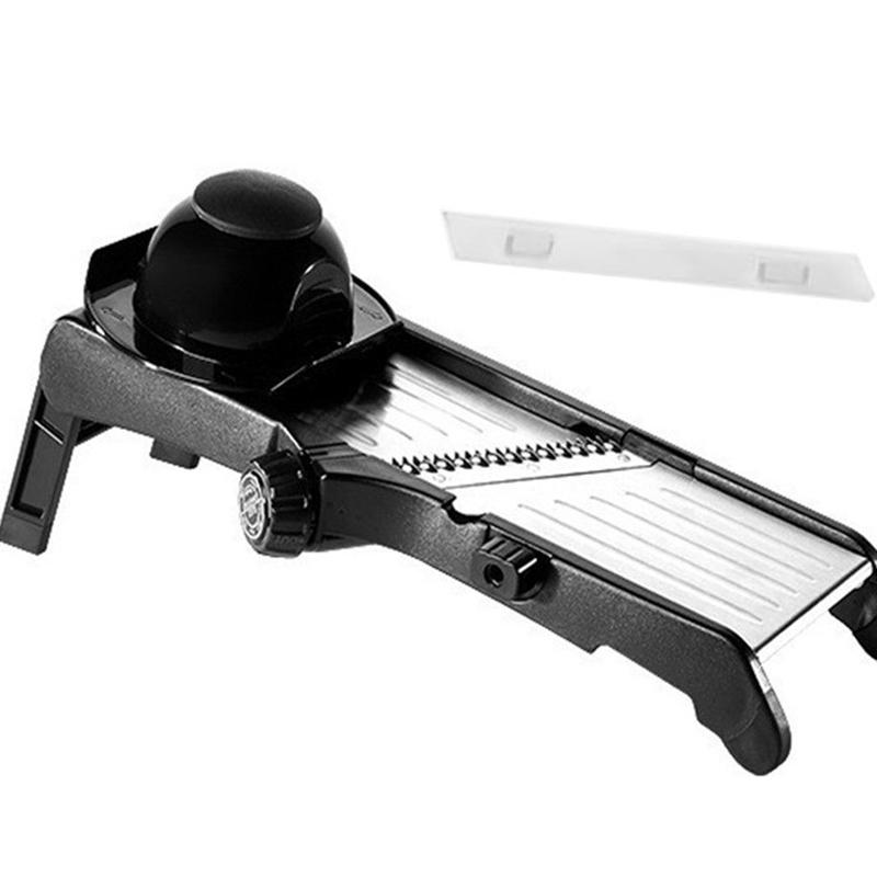 

Multi Functional Stainless Steel Vegetable Slicer Slicer Potato And Cucumber Shred Remover Shredded Sliced Diced Kitchen Tool чорний
