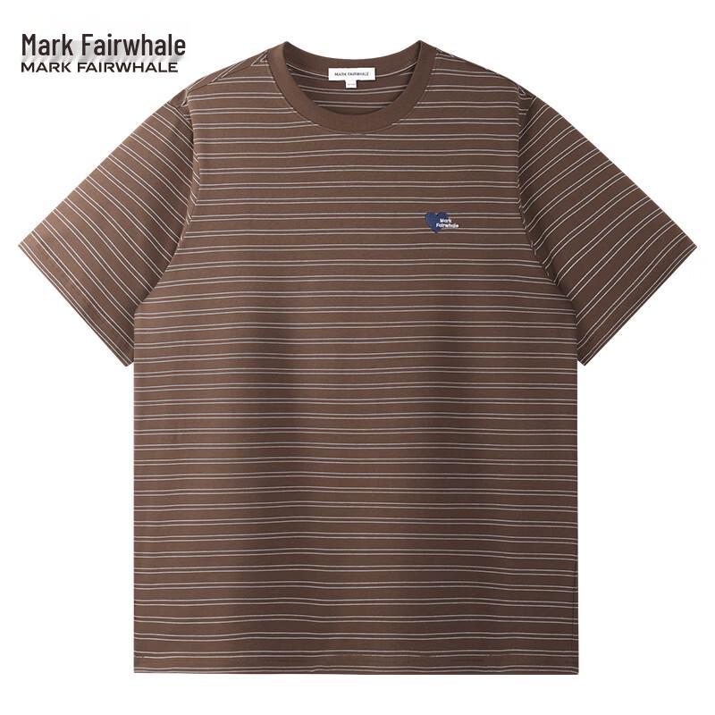 Mark Fairwhale Men s Color-Block Stripe Cotton T-Shirt 3XL