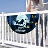 Halloween Decorations Outdoor Yard Fence Props Fence Pendant Fan Flag Hanging Decoration