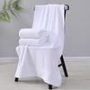 Enlarged Absorbent Pure Cotton White Bath Towel for Hotel & Spa