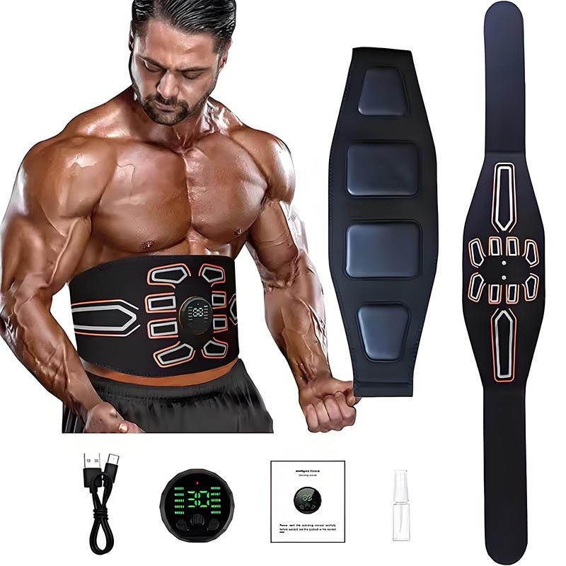 Smart EMS Abdominal Belt for Waist Toning Body Slimming Muscle Stimulator Home Gym Fitness Equipment